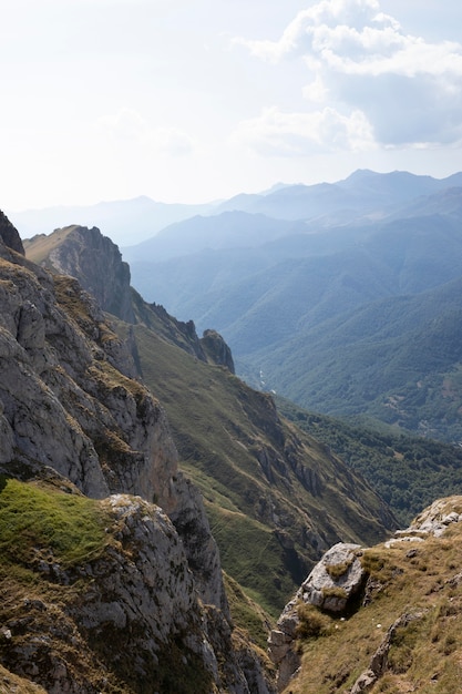 Breathtaking view of beautiful mountains