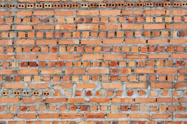 Brick piles placed on the factory floor.