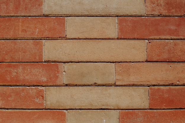 Free Photo brick texture in red tones