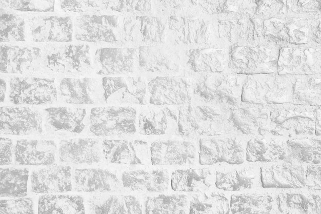 Free photo brick white wall