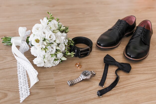 Bride and broom accessories