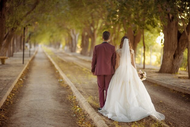 Bride and Groom couple wedding