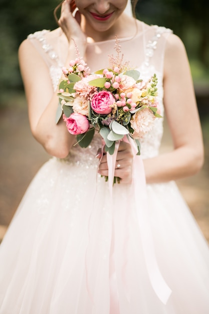 Bride on her wedding day