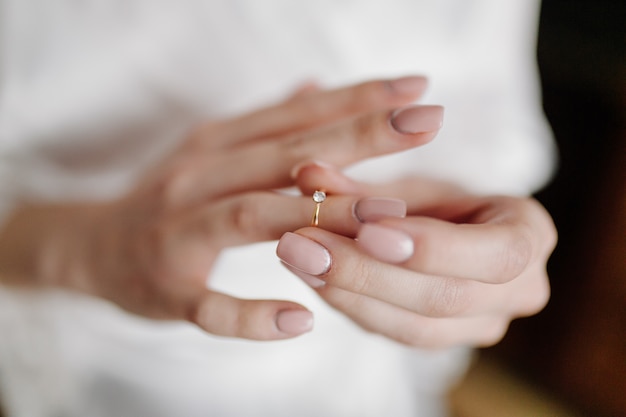 Bride morning preparation to big day