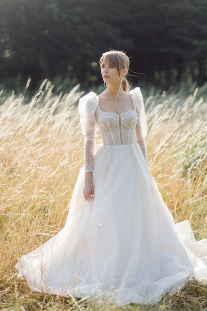 Bride in the nature