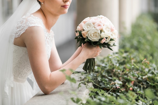 Bride waiting