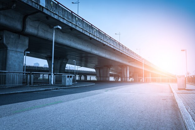 Bridge at sunset