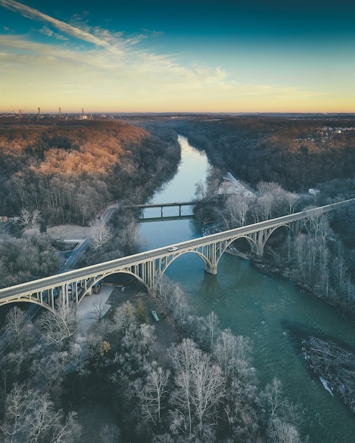 Free Photo bridges on the river