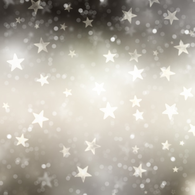 Free photo bright background with stars