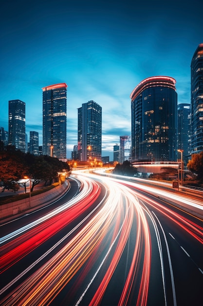 Bright lights in hong kong