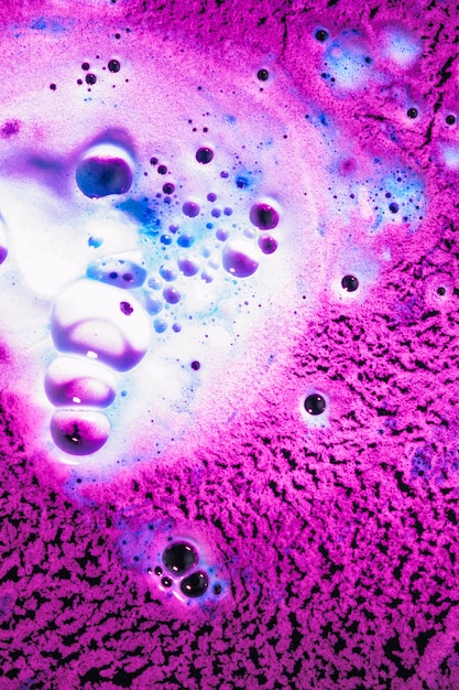 Free photo bright magenta and blue foam