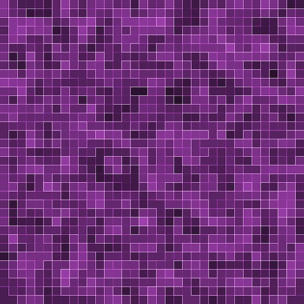 Free photo bright purple square mosaic for textural background.