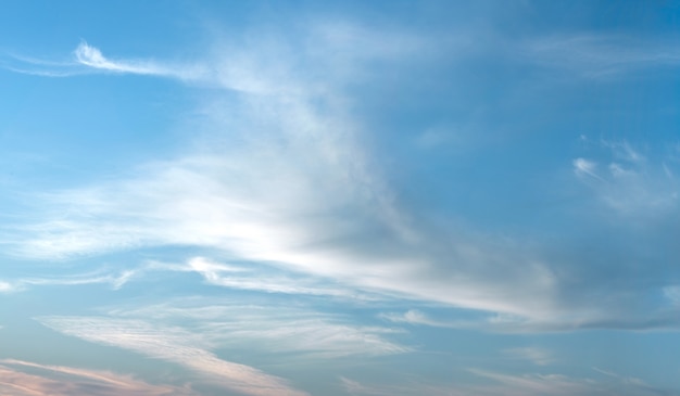 Bright sky on a summer day