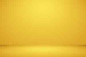 Free photo bright wall yellow studio blur