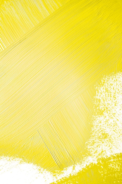 Bright yellow paint with textured