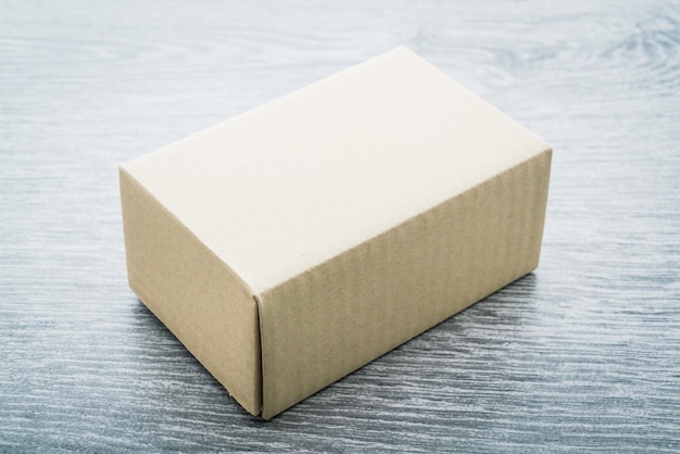 Free photo brown box mock up