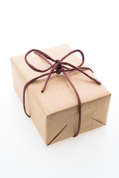 Brown gift box