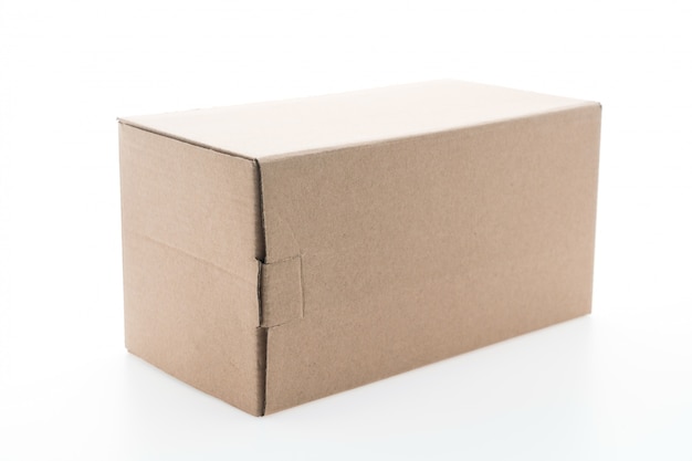 Brown paper box