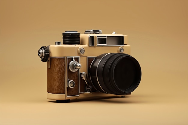 Free Photo brown retro electronic camera device