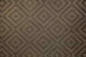 Free photo brown square pattern fabric textured background