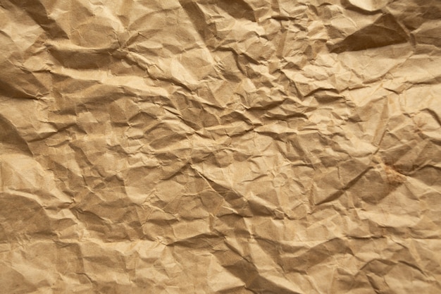 Free photo brown wrinkle paper.