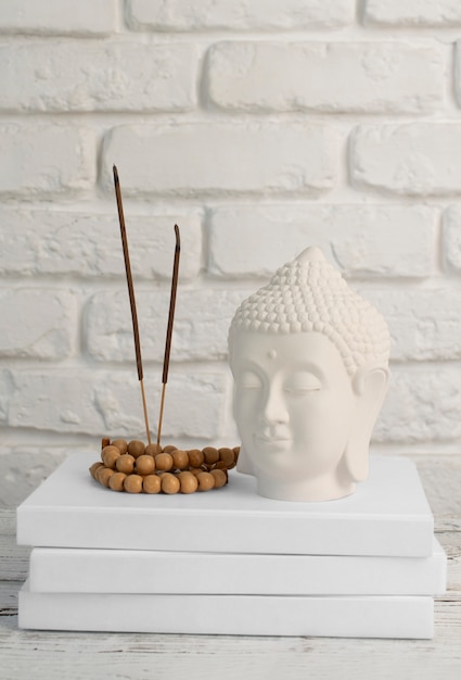 Buddha figurine still life