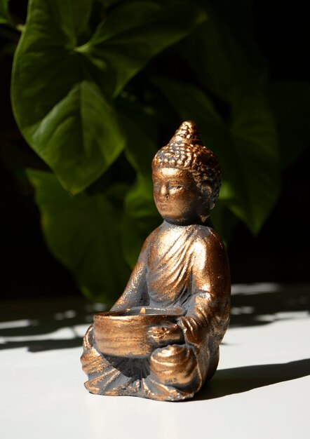 Buddha figurine still life