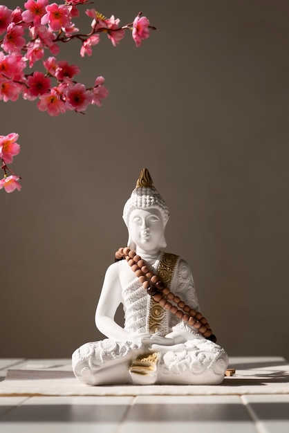 Buddha figurine still life