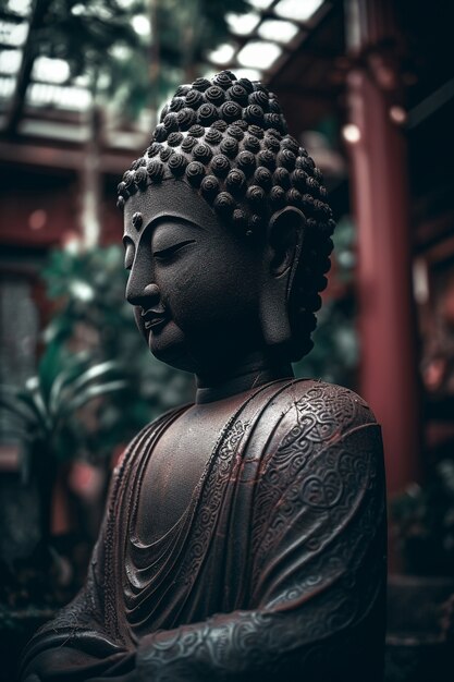 Buddha statue for mediation and relaxation