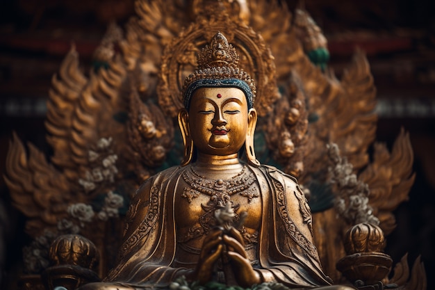 Buddha statue for mediation and relaxation