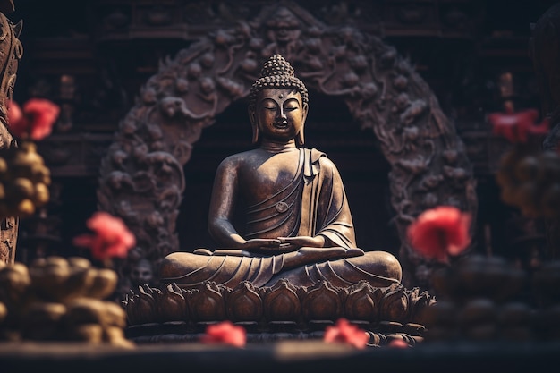 Buddha statue for mediation and relaxation