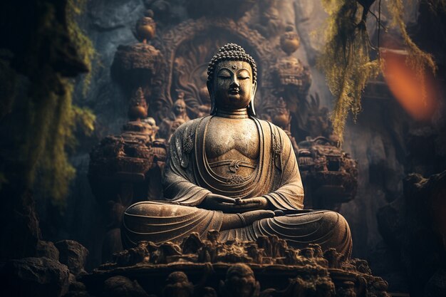 Buddha statue for mediation and relaxation