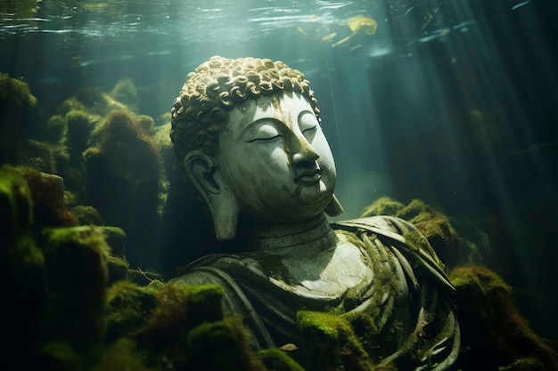 Free Photo buddha  statue in nature