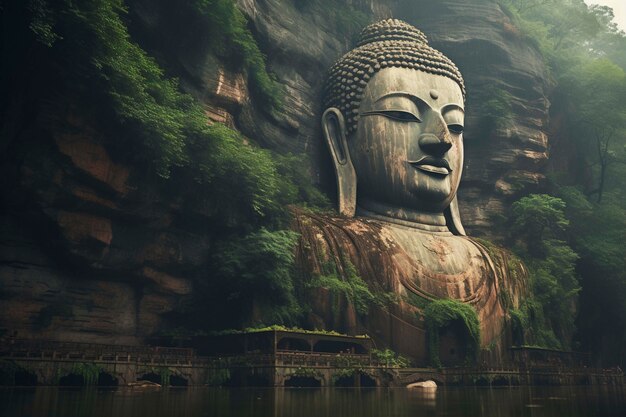 Buddha  statue in nature