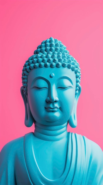 Free Photo buddha  statue in studio