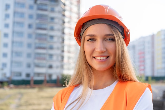 Building and construction worker on the site