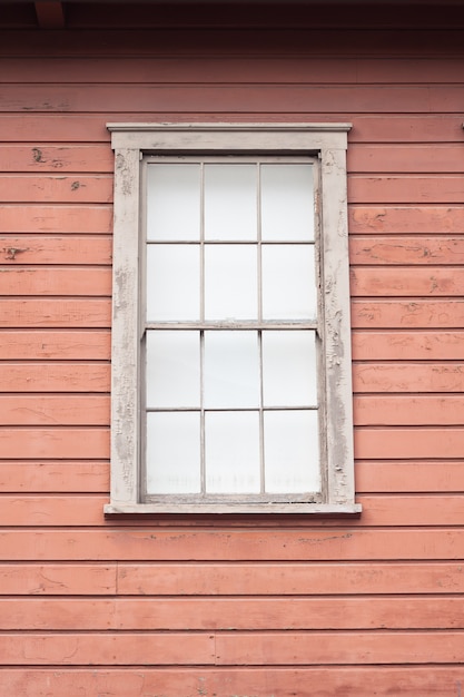 Free photo building with brown wall and window front