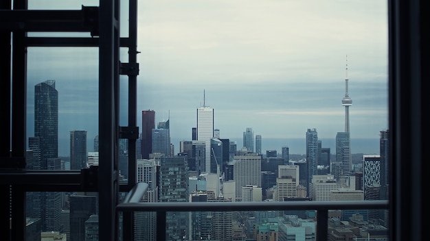 Free photo buildings and tall tower