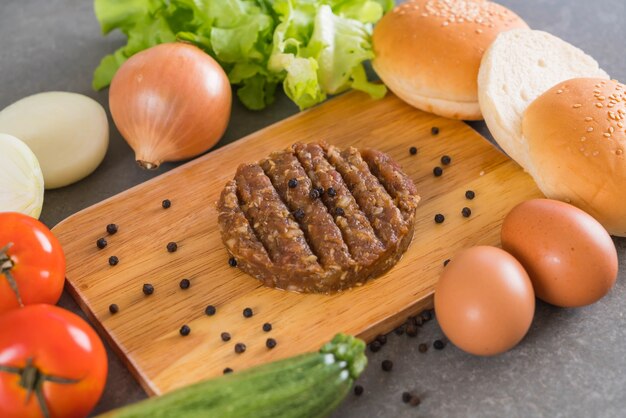 burger ingredients