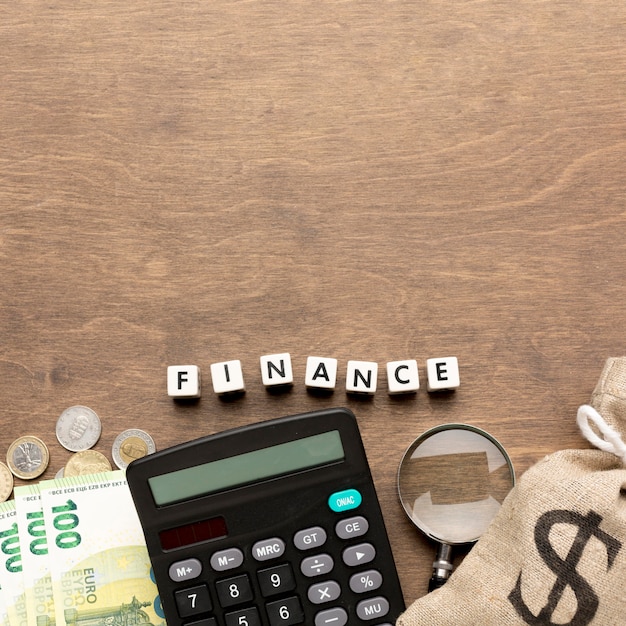 Free photo burlap sack of money finance concept