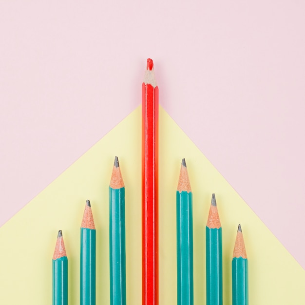 Business concept with pencils