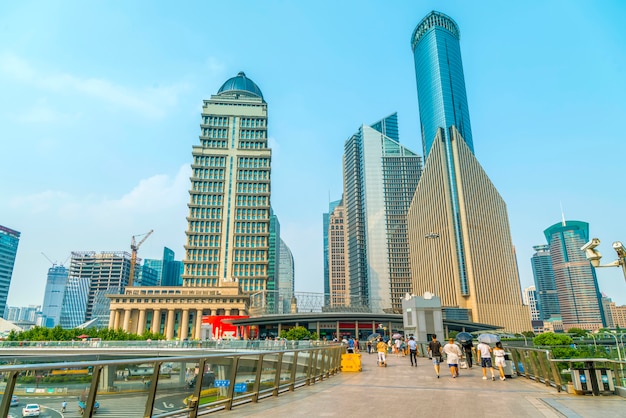 business financial floor shanghai futuristic modern