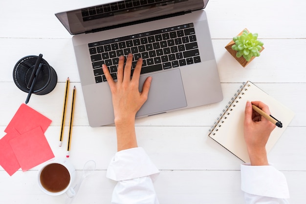 Business man working in a office