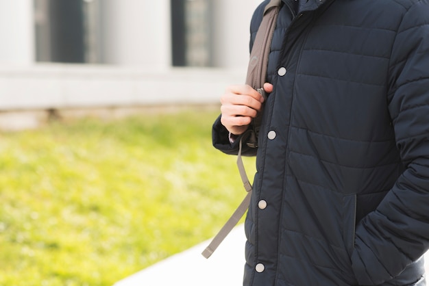 Businessman outdoors