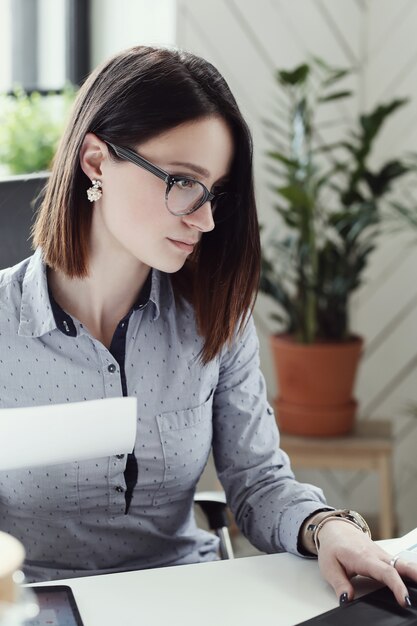 Businesswoman at the office