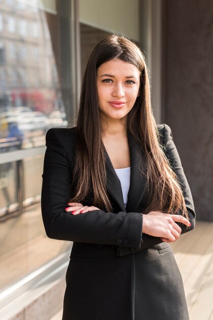 Businesswoman posing