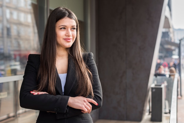 Businesswoman posing