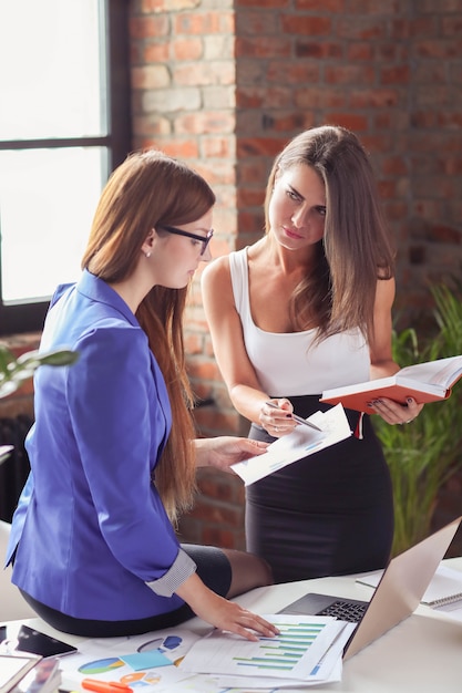 Businesswomen in a meeting at the office