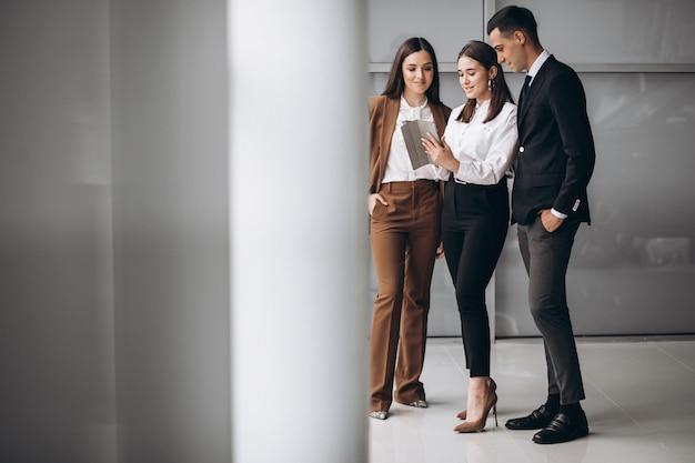 Bussiness people working in team in an office