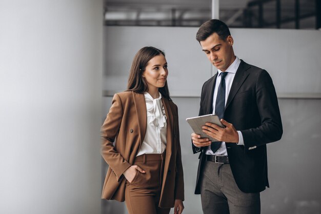 Bussiness people working in team in an office